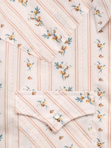 Men's Ely Cattleman Long Sleeve Wallpaper Floral Print Western Snap Shirt- Ecru - Ely Cattleman - Flyclothing LLC