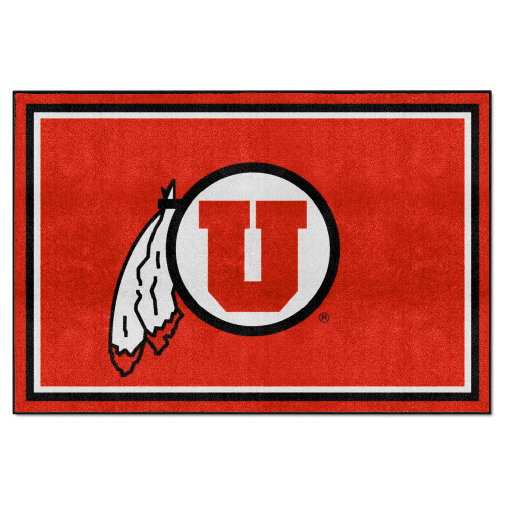 Utah Utes 5ft. x 8 ft. Plush Area Rug - Utah