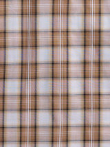 Men's Ely Cattleman Long Sleeve Textured Plaid Western Snap Shirt- Teal & Khaki - Ely Cattleman - Flyclothing LLC