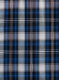 Men's Ely Cattleman Long Sleeve Textured Plaid Western Snap Shirt- Blue & Burgundy - Ely Cattleman