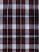 Men's Ely Cattleman Long Sleeve Textured Plaid Western Snap Shirt- Blue & Burgundy - Ely Cattleman - Flyclothing LLC