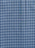 Men's Ely Cattleman Long Sleeve Classic Check Western Snap Shirt- Blue & Black - Ely Cattleman