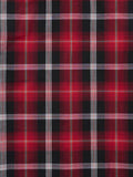 Men's Ely Cattleman Long Sleeve Textured Plaid Western Snap Shirt- Black Cherry & Blue - Ely Cattleman