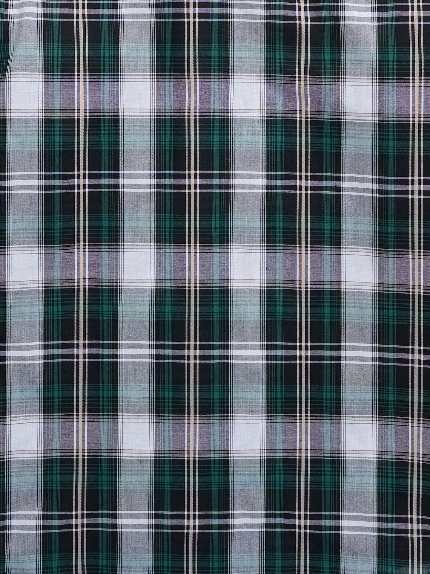 Men's Ely Cattleman Long Sleeve Textured Green Plaid Western Snap Shirt