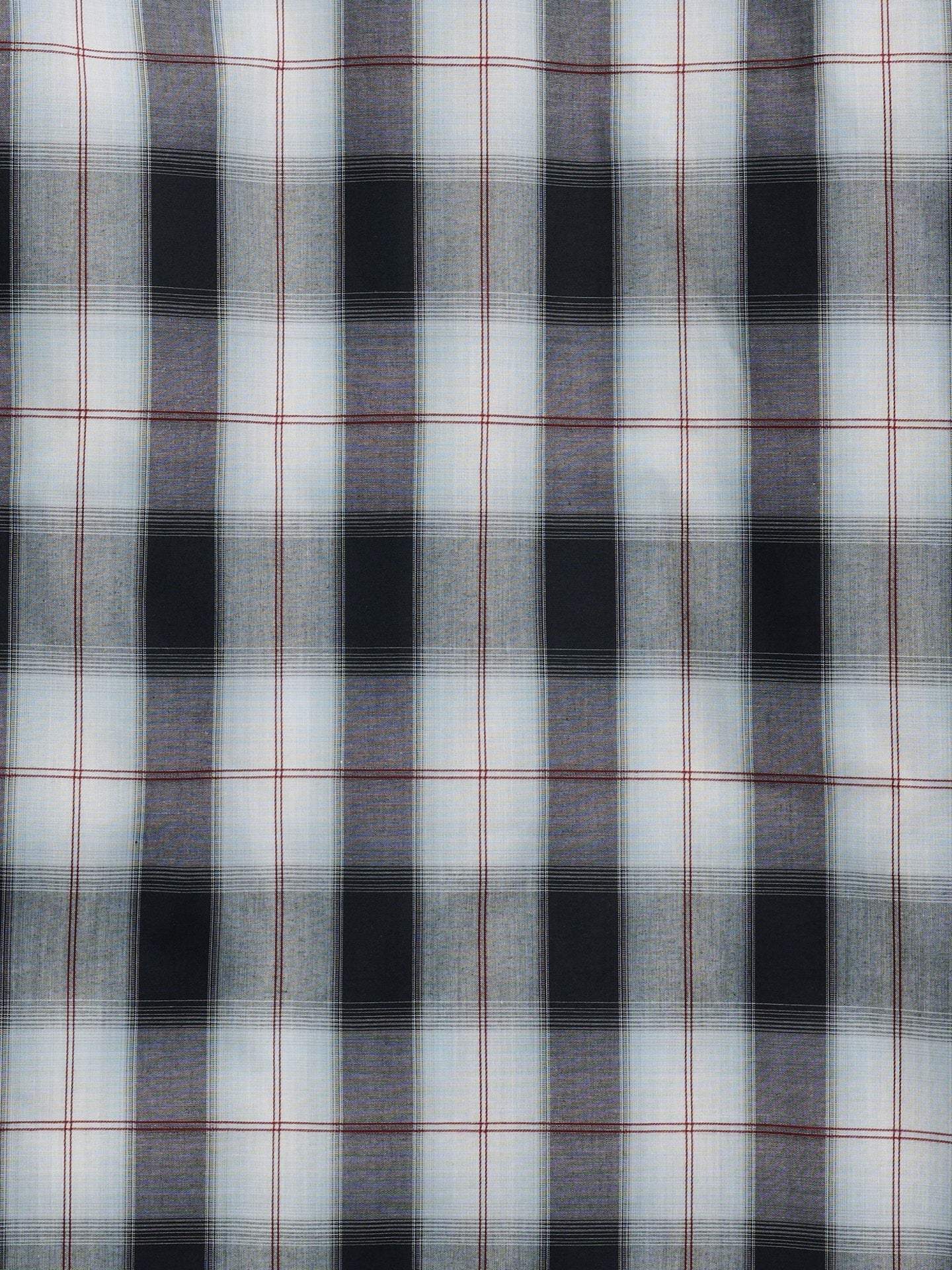 Men's Ely Cattleman Long Sleeve Textured Plaid Western Snap Shirt- Black & Navy - Ely Cattleman - Flyclothing LLC
