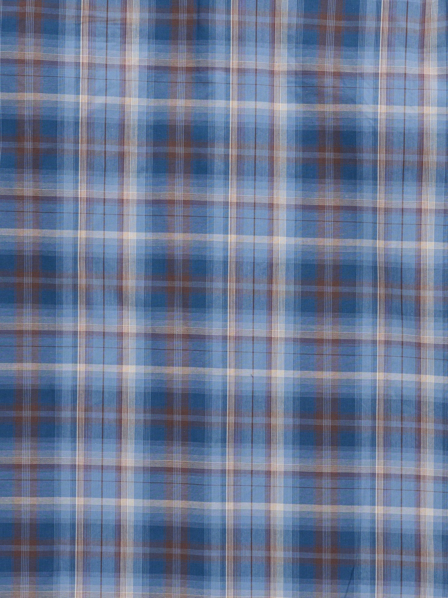 Men's Ely Cattleman Long Sleeve Textured Plaid Western Snap Shirt- Navy
