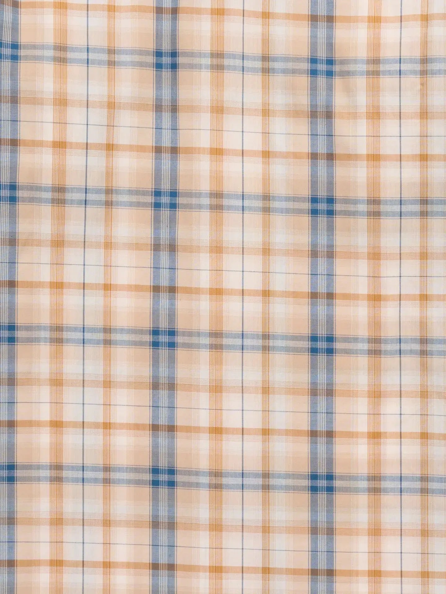 Men's Ely Cattleman Long Sleeve Textured Plaid Western Snap Shirt- Tan - Ely Cattleman - Flyclothing LLC