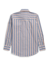Men's Ely Cattleman Long Sleeve Textured Stripe Western Snap Shirt-Soft Navy - Ely Cattleman - Flyclothing LLC