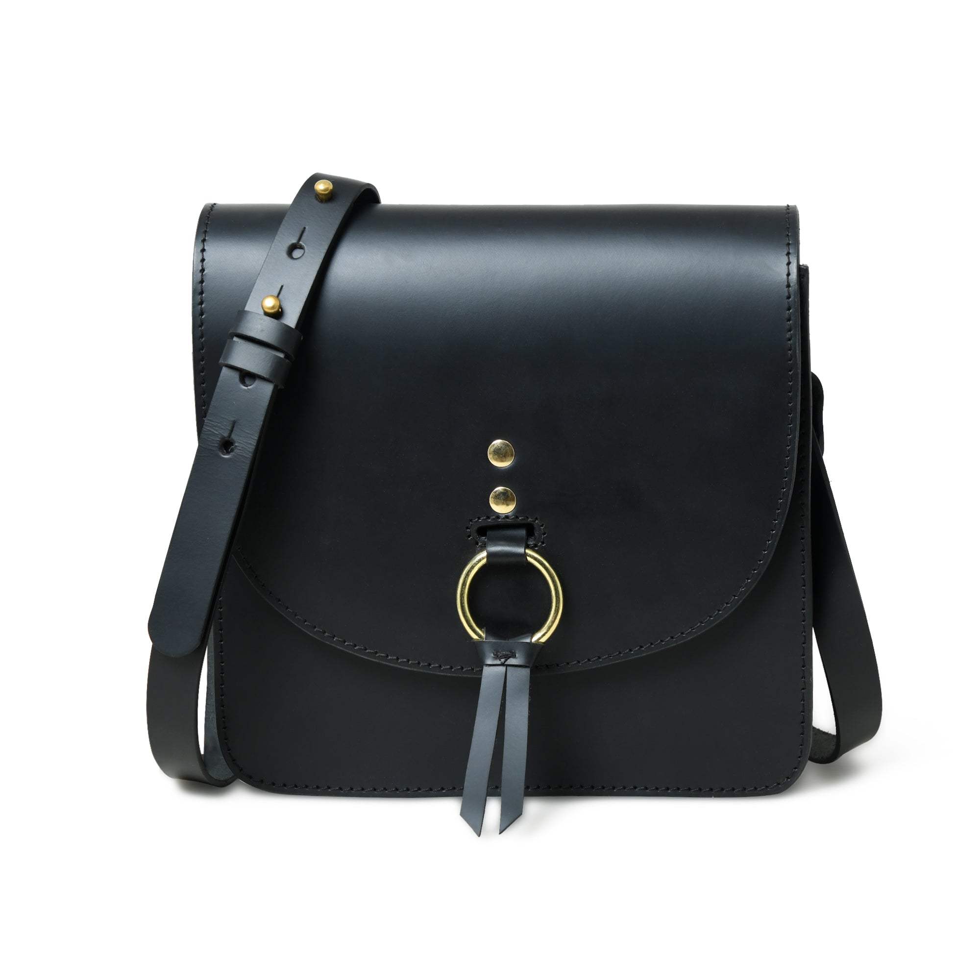 Black Elegance Crossbody Sling Bag - Classy Leather Bags - Flyclothing LLC
