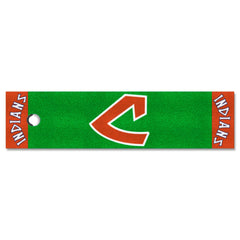 Cleveland Indians Putting Green Mat - 1.5ft. x 6ft. - Cleveland Indians