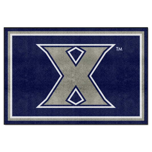 Xavier Musketeers 5ft. x 8 ft. Plush Area Rug