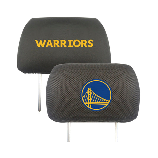 Golden State Warriors Embroidered Head Rest Cover Set - 2 Pieces - Golden State Warriors