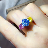 5 Carat Moissanite 925 Sterling Silver Ring - Trendsi - Flyclothing LLC