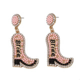 Bride Boot Dangle Earrings - Trendsi - Flyclothing LLC