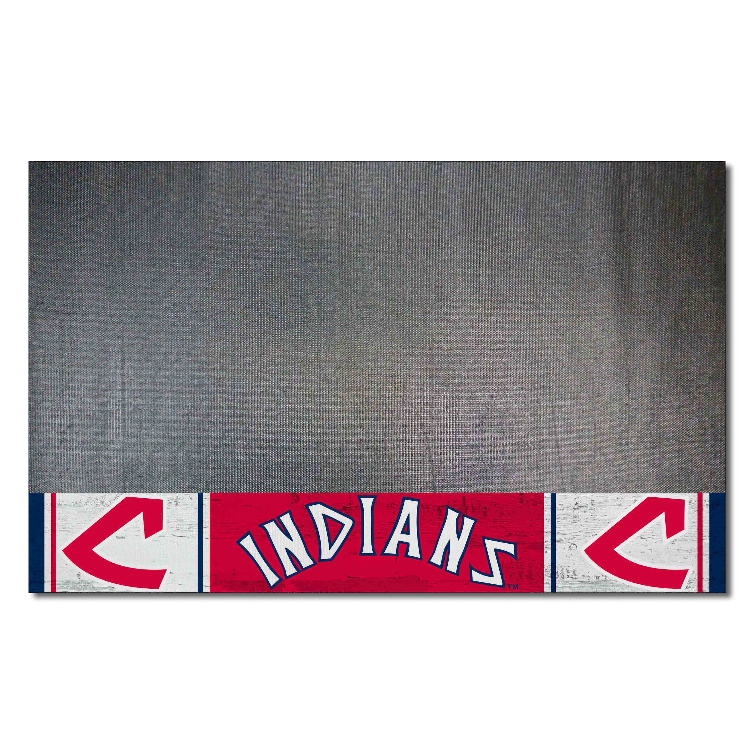 Cleveland Indians Vinyl Grill Mat - 26in. x 42in. - Cleveland Indians