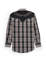 Men's Ely Cattleman Retro Plaid Western Snap Shirt with Embroidery - Ely Cattleman - Flyclothing LLC