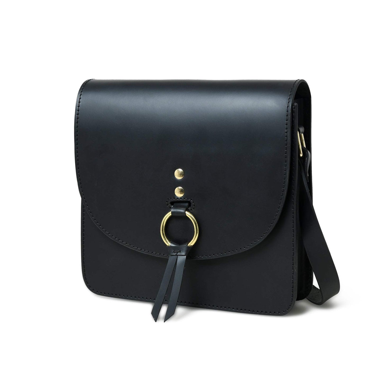 Black Elegance Crossbody Sling Bag - Classy Leather Bags - Flyclothing LLC