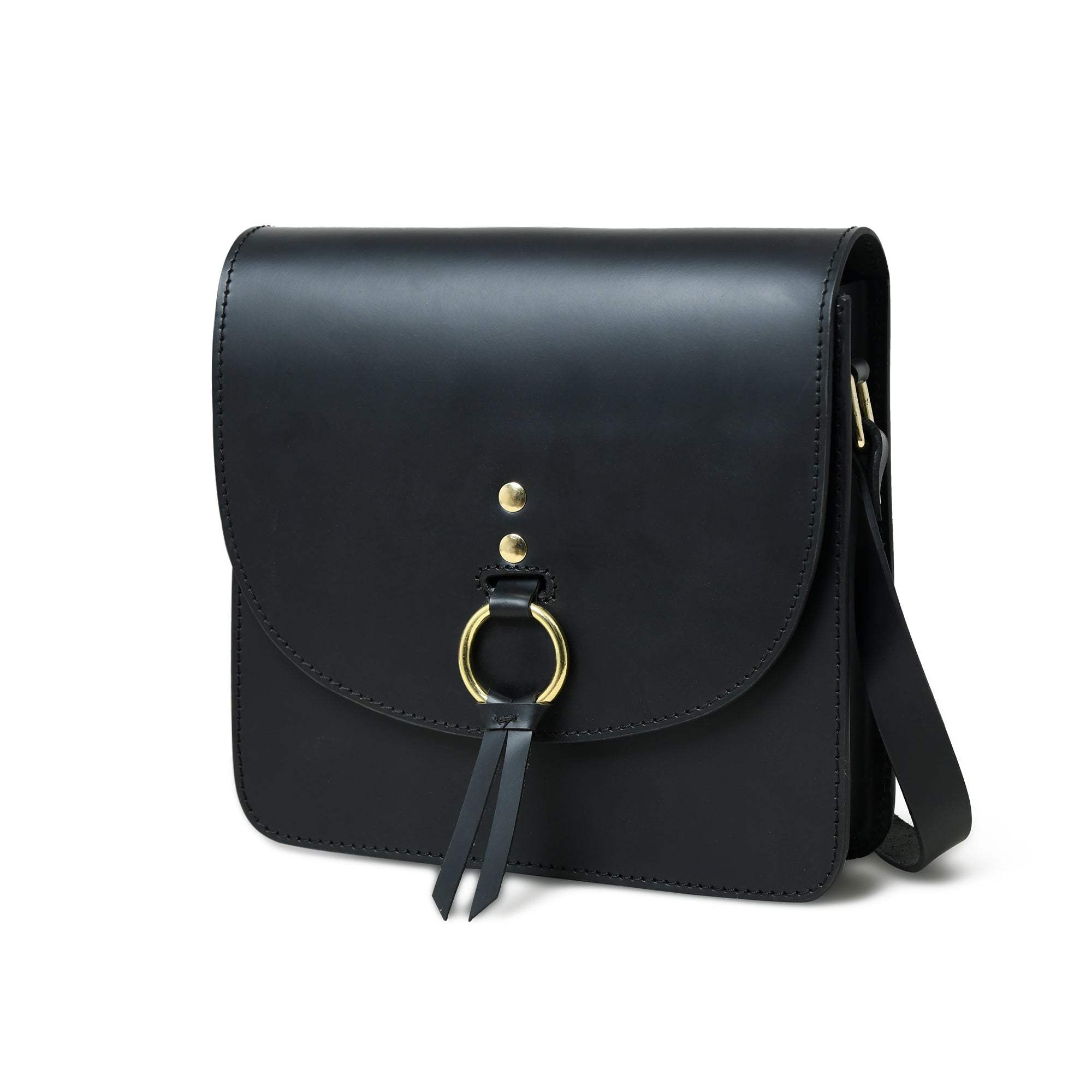 Black Elegance Crossbody Sling Bag - Classy Leather Bags - Flyclothing LLC