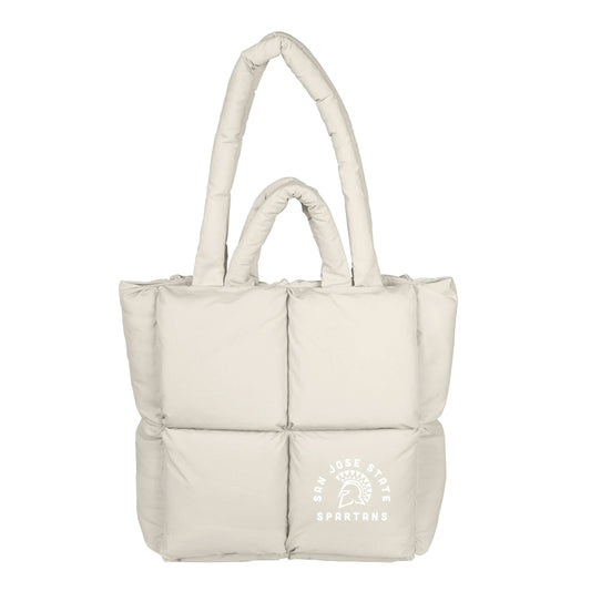 San Jose State Sand Puff Tote - Logo Brands - Flyclothing LLC