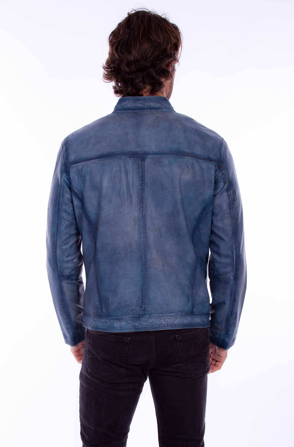 Scully Leather Leatherwear Mens Zip Front Jacket (1054) - Scully Leather - Flyclothing LLC