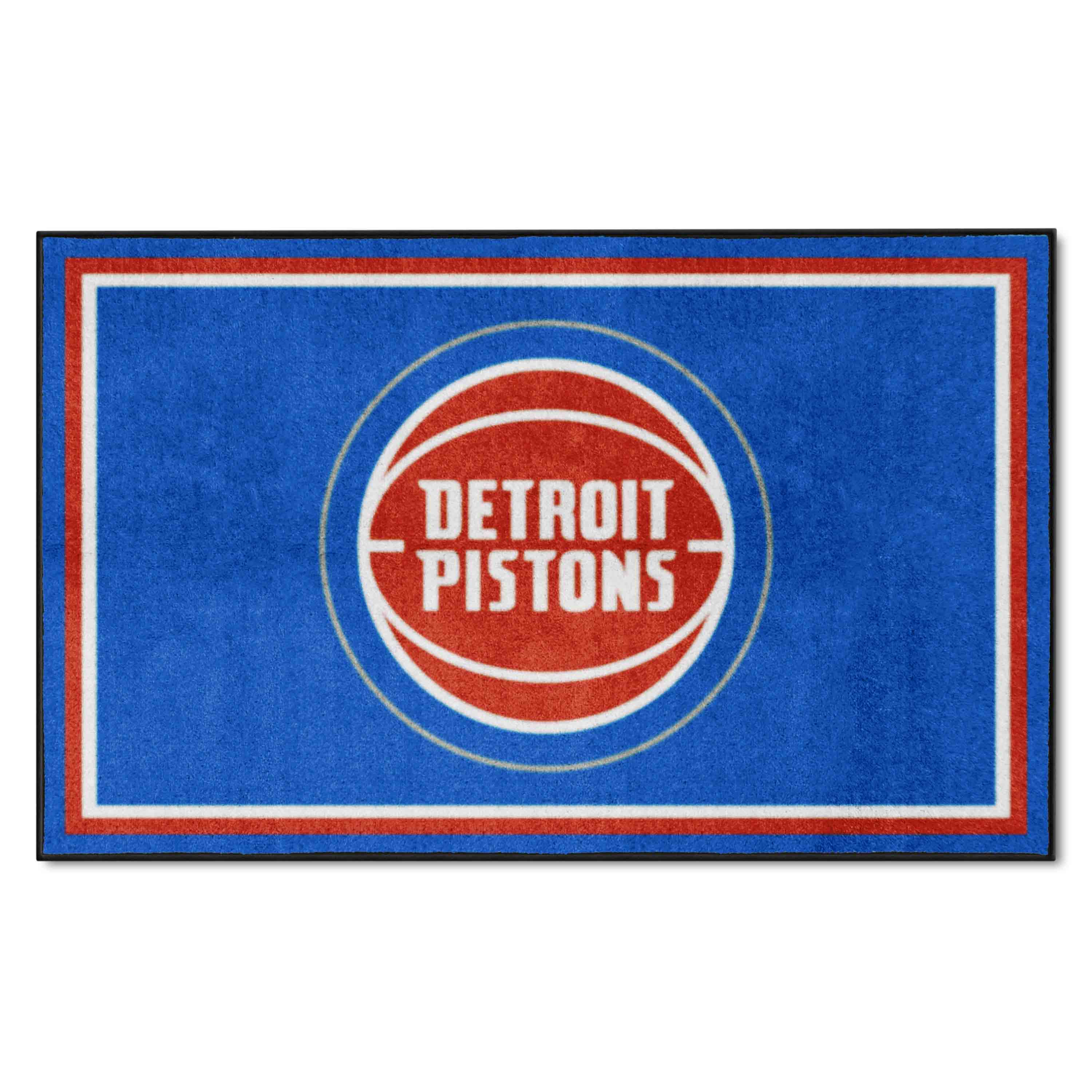 Detroit Pistons 4ft. x 6ft. Plush Area Rug - Detroit Pistons