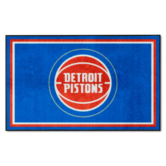 Detroit Pistons 4ft. x 6ft. Plush Area Rug - Detroit Pistons