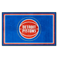 Detroit Pistons 4ft. x 6ft. Plush Area Rug - Detroit Pistons