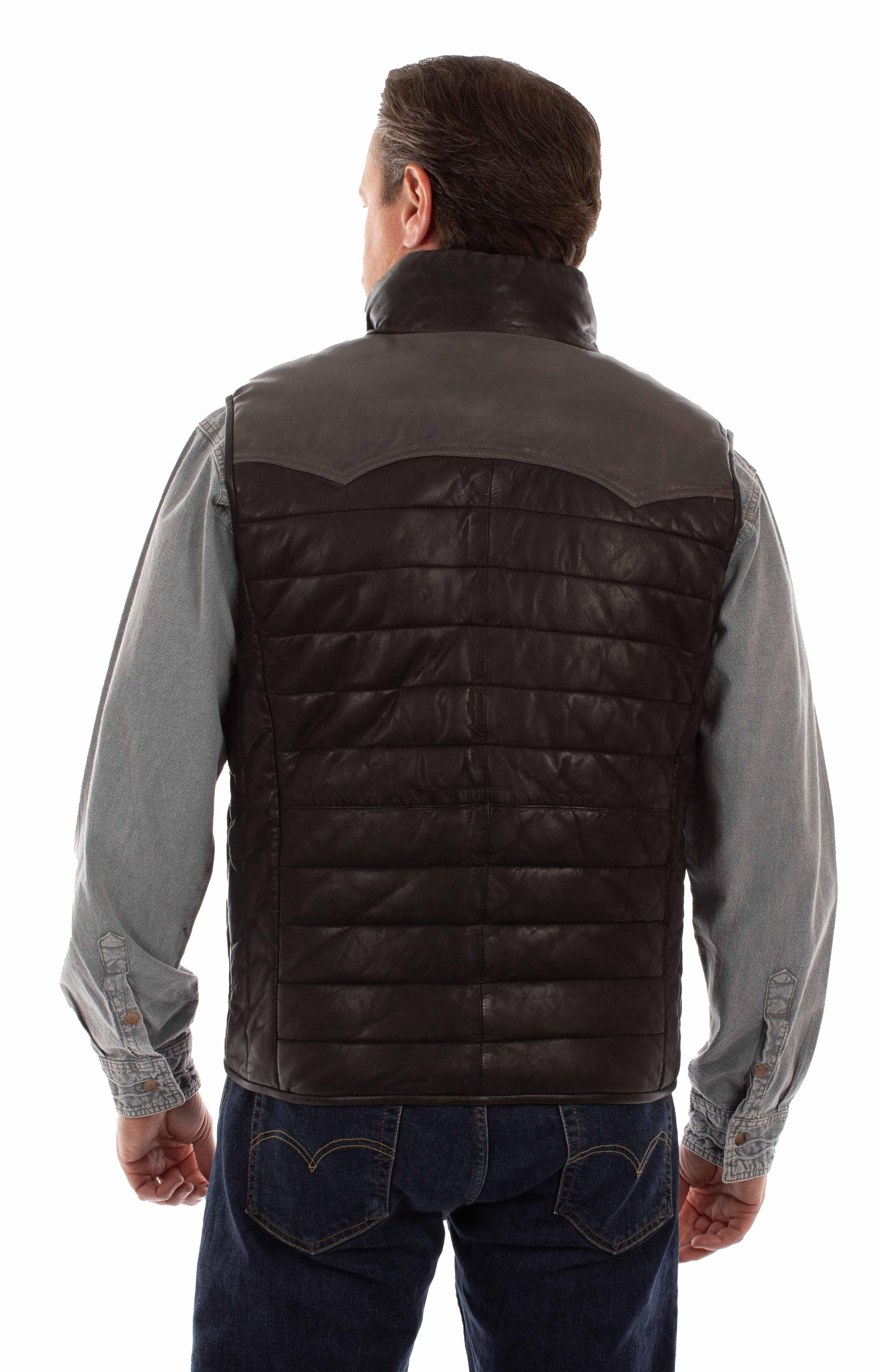 Scully Leather Leatherwear Mens Men's Vest