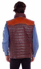 Scully Leather Leatherwear Mens Men's Vest - Scully Leather