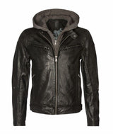 Biko RF Leather Jacket, Black