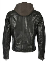 Biko RF Leather Jacket, Black