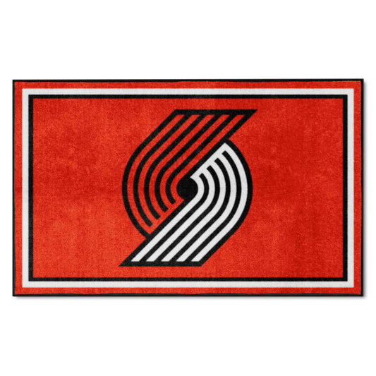 Portland Trail Blazers 4ft. x 6ft. Plush Area Rug - Portland Trail Blazers