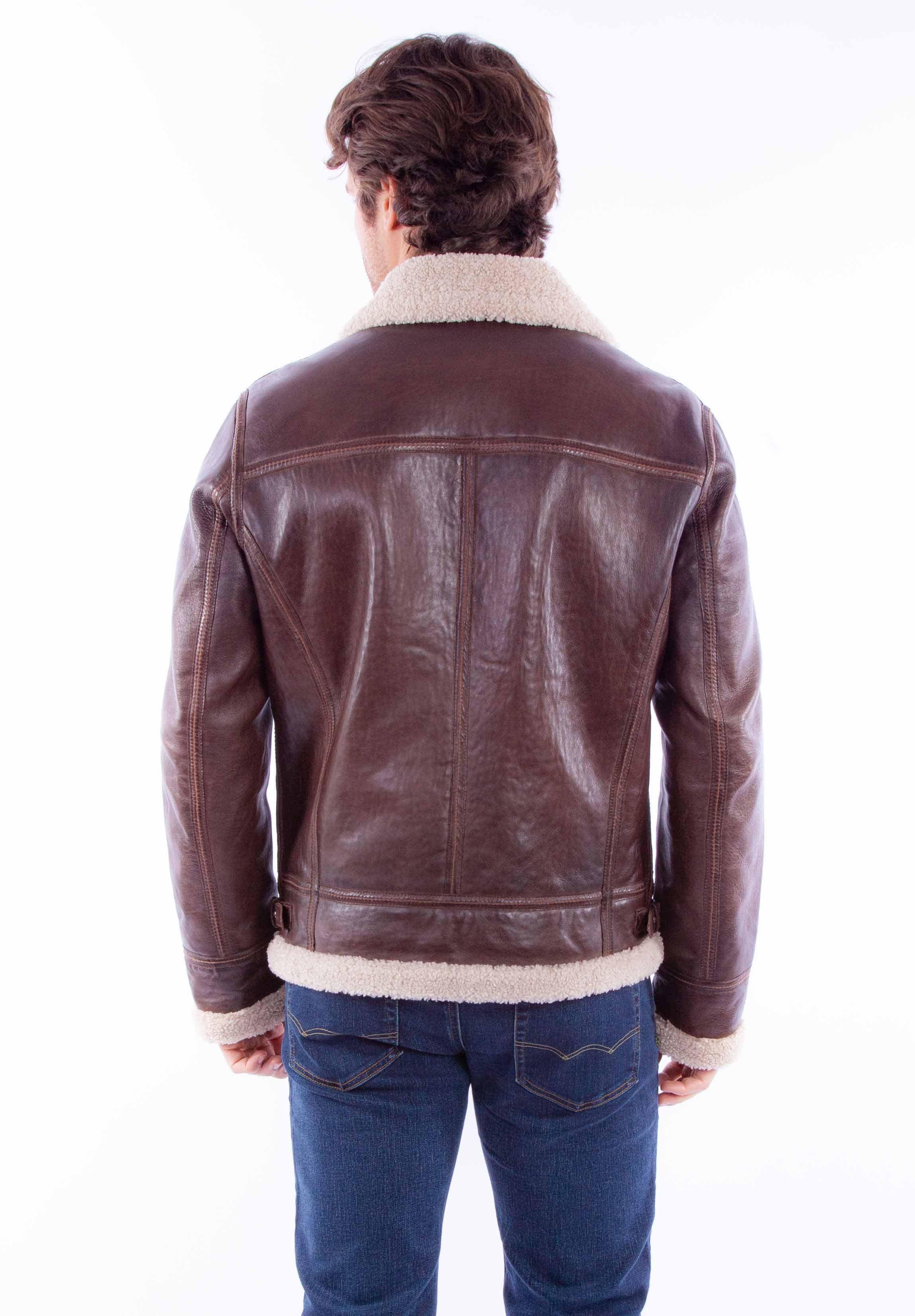 Scully Leather Leatherwear Mens Men's Zip Front Jacket