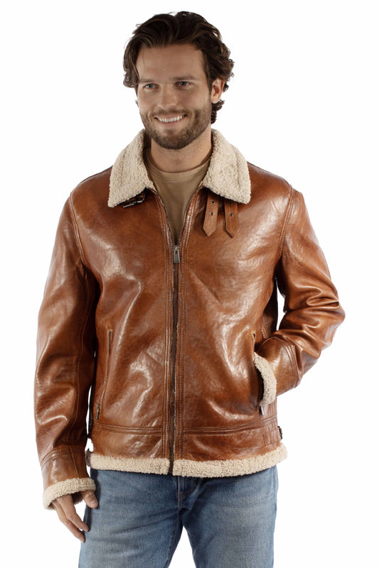 Scully Leather Leatherwear Mens Men's Zip Front Jacket - Scully Leather