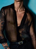Men's Full Size Collared Neck Long Sleeve Shirt Plus Size - Trendsi