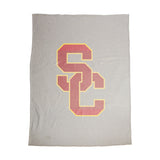 USC Oversized Logo Sublimated Sweatshirt Blanket