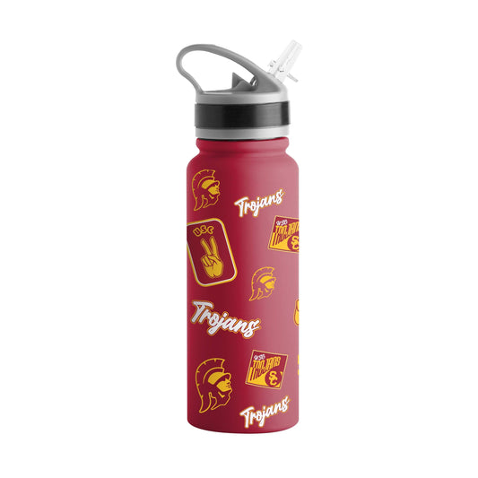 USC 25oz Dreamweave SingleWall FlipTop Bottle - Logo Brands - Flyclothing LLC