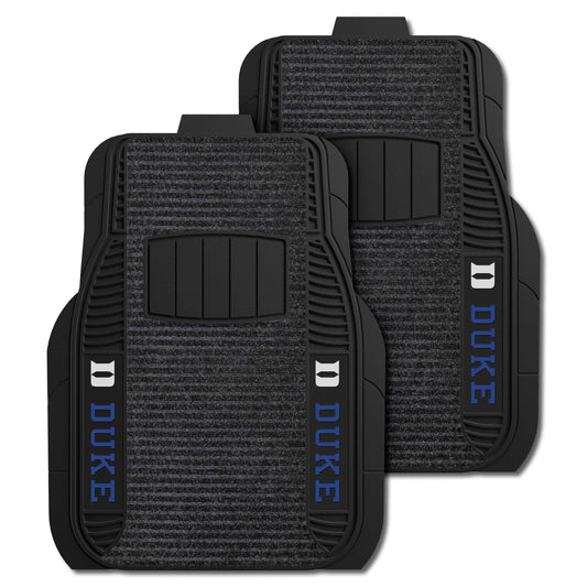 Duke Blue Devils 2 Piece Deluxe Car Mat Set - Duke