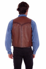 Scully Leather Leatherwear Mens Men's Vest - Scully Leather
