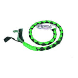 Black Green Biker Get Back Whips - Unik Just for Bikers - Flyclothing LLC