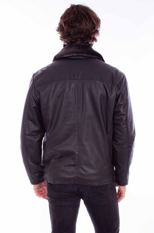 Scully Leather Leatherwear Mens Zip Front Jacket