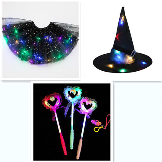 Magical & Luminous LED Princess Halloween Tutu Skirt Sequins Shiny Skirt - My Store - Flyclothing LLC