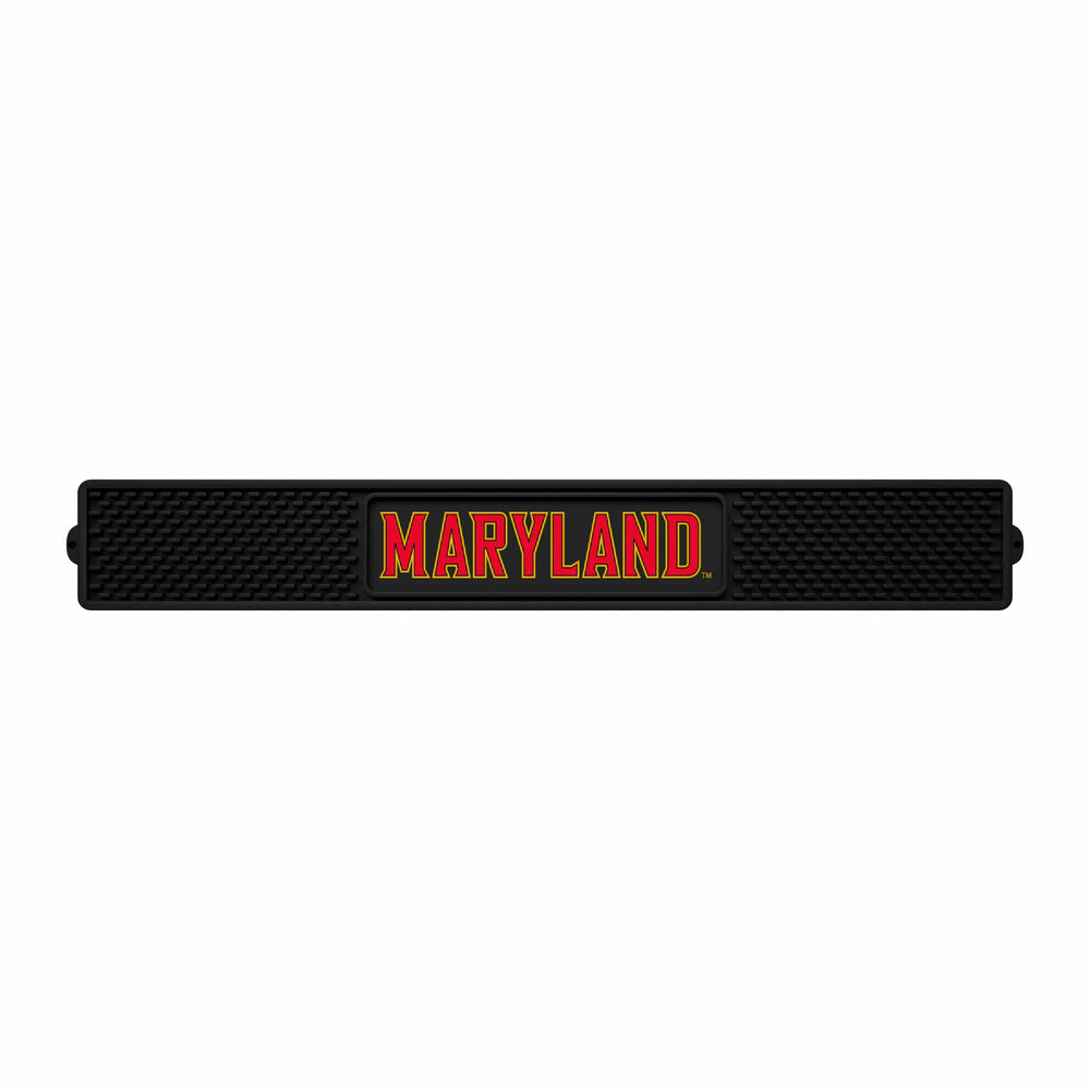 Maryland Terrapins Bar Drink Mat - 3.25in. x 24in. - Maryland