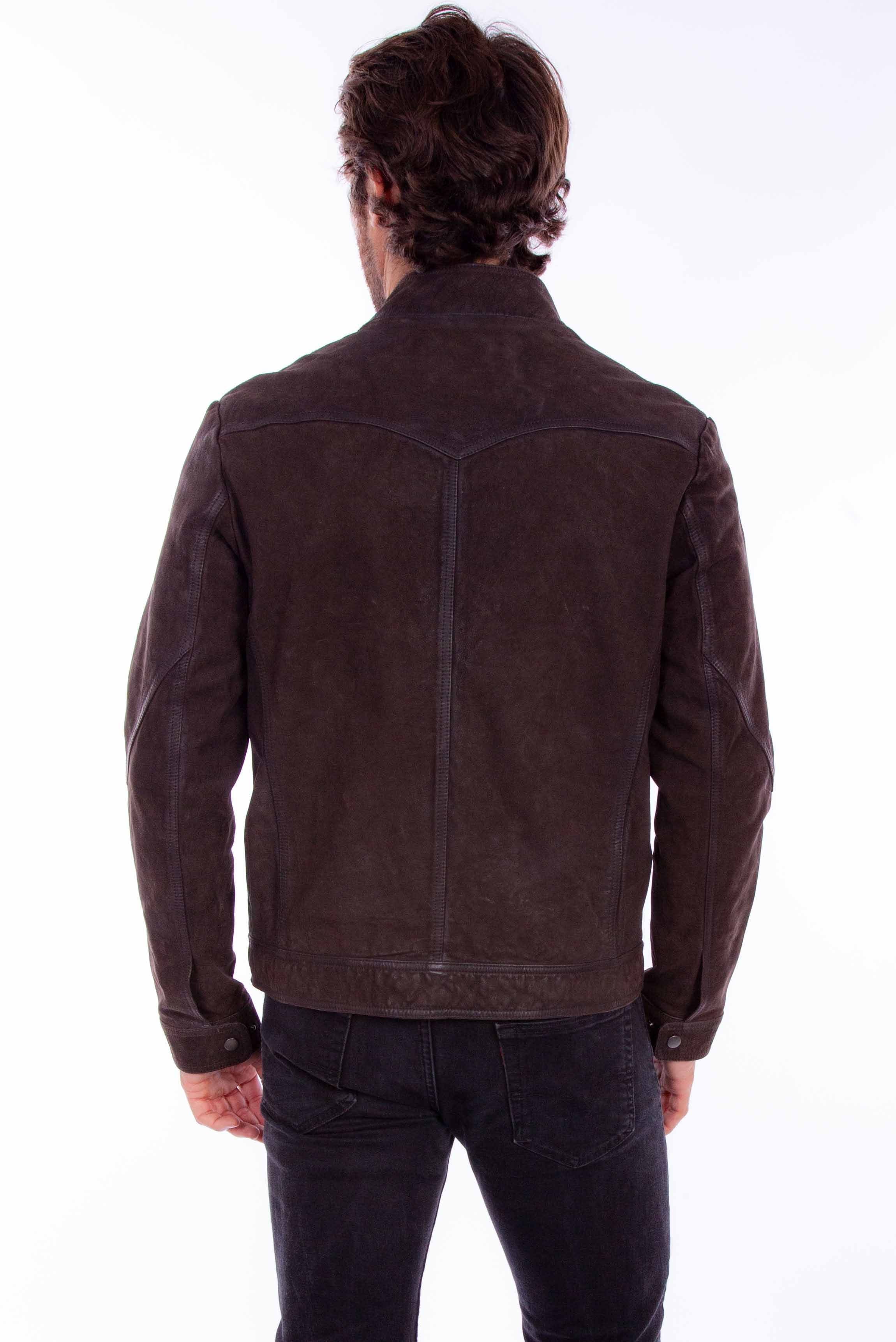 Scully Leather Leatherwear Mens Zip Front Jacket