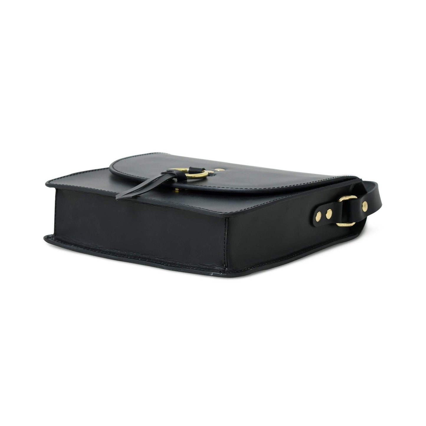 Black Elegance Crossbody Sling Bag - Classy Leather Bags - Flyclothing LLC