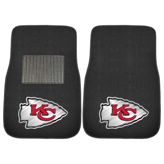 Kansas City Chiefs Embroidered Car Mat Set - 2 Pieces - Kansas City Chiefs