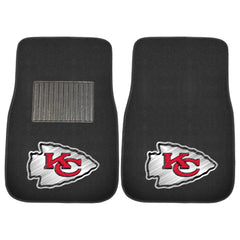 Kansas City Chiefs Embroidered Car Mat Set - 2 Pieces - Kansas City Chiefs