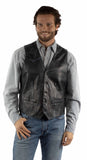 Scully leather Navy Men's vest 2061 - Scully Leather