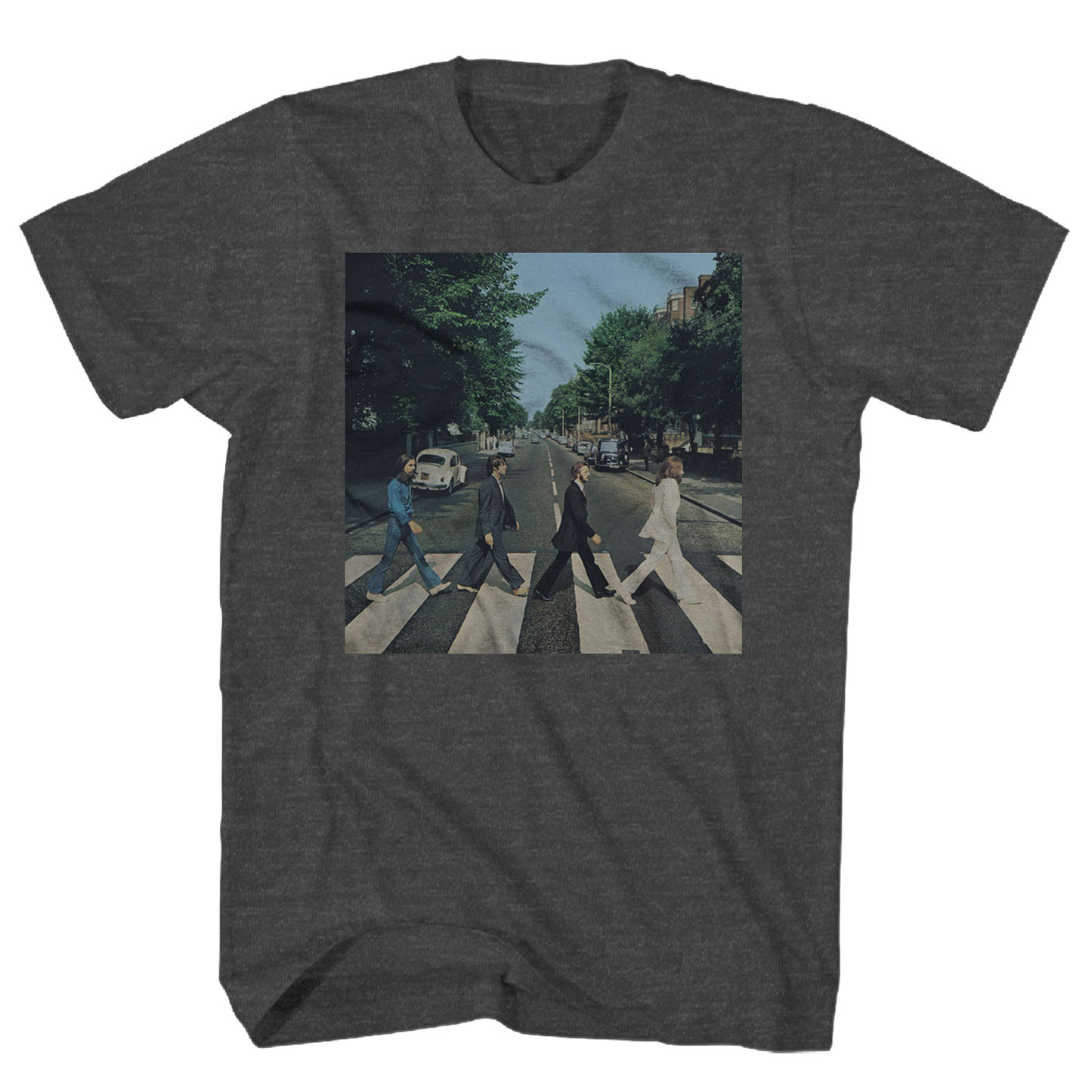 BEATLES ABBEY ROAD DARK CHARCOAL TEE