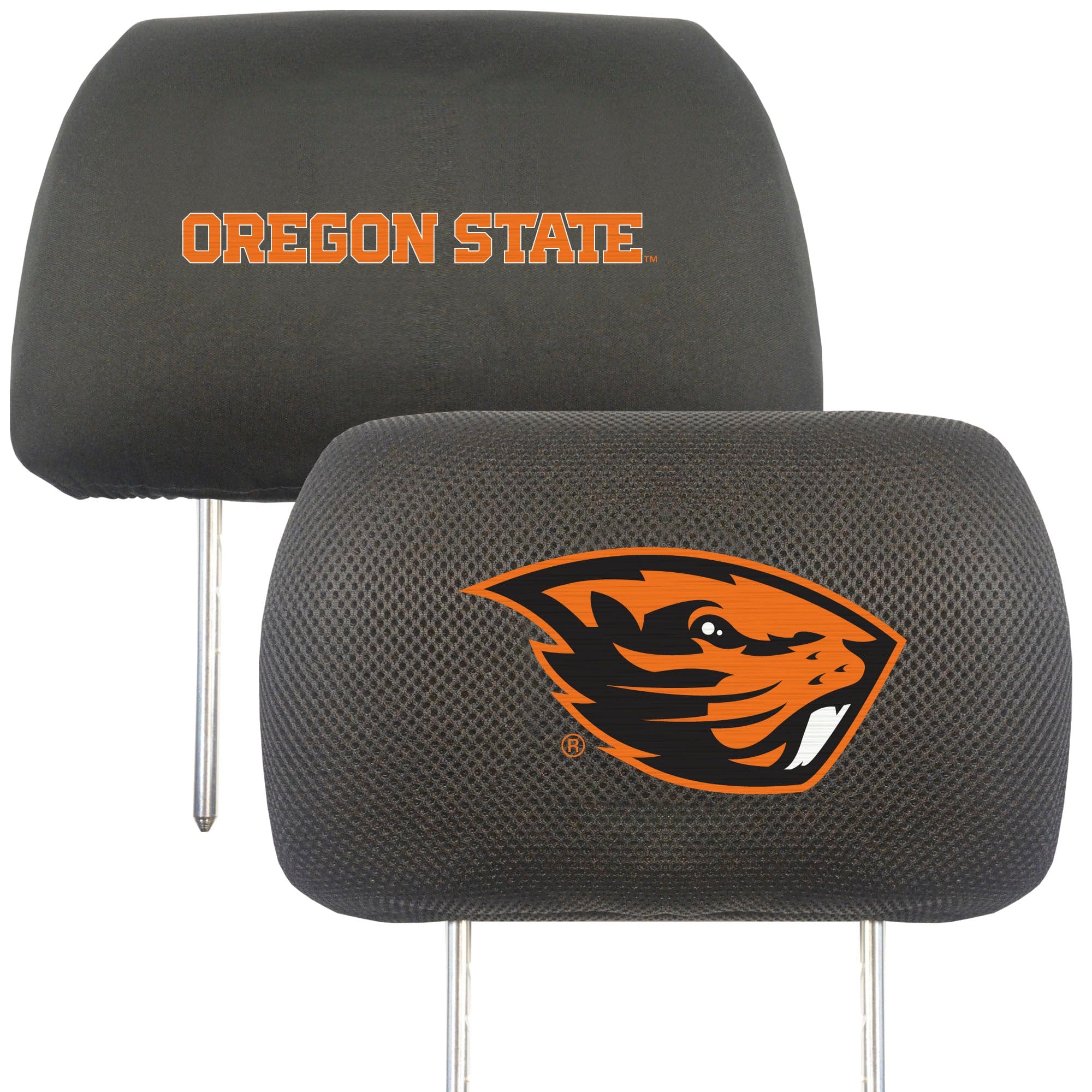 Oregon State Beavers Embroidered Head Rest Cover Set - 2 Pieces - Oregon State